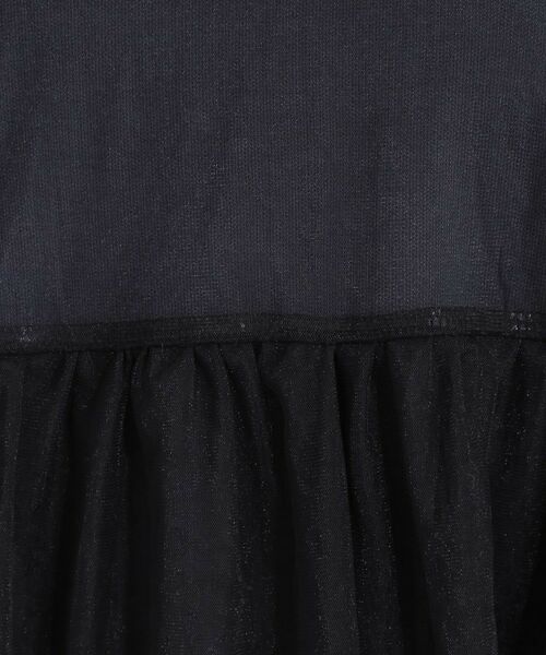 SHOO・LA・RUE / シューラルー カットソー | 【S-LL/2点セット】程よい甘さをプラス Tシャツ+チュールトップス | 詳細7