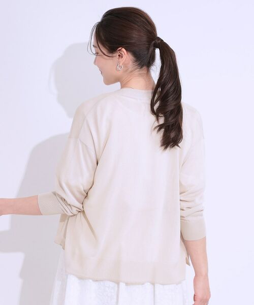 SHOO・LA・RUE / シューラルー カーディガン・ボレロ | 【洗える】ひんやりさらっと 大人のシアーカーディガン | 詳細2