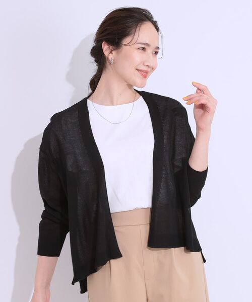 SHOO・LA・RUE / シューラルー カーディガン・ボレロ | 【洗える】ひんやりさらっと 大人のシアーカーディガン | 詳細21