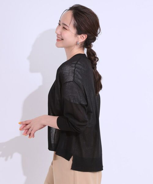 SHOO・LA・RUE / シューラルー カーディガン・ボレロ | 【洗える】ひんやりさらっと 大人のシアーカーディガン | 詳細22