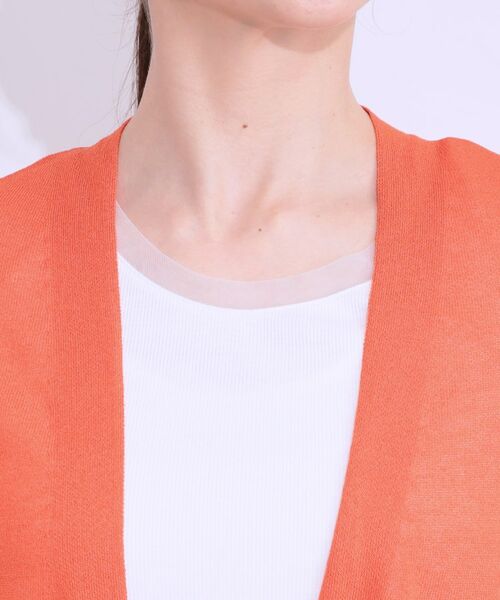 SHOO・LA・RUE / シューラルー カーディガン・ボレロ | 【洗える】ひんやりさらっと 大人のシアーカーディガン | 詳細28
