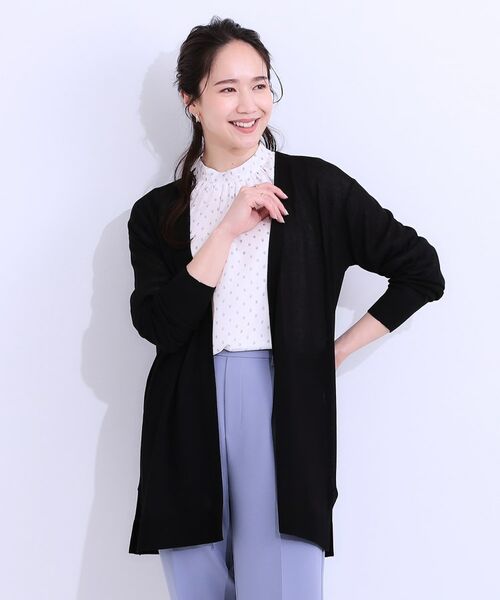 SHOO・LA・RUE / シューラルー カーディガン・ボレロ | 【洗える/ひんやり】体型カバーにも トッパー ロングカーディガン | 詳細5