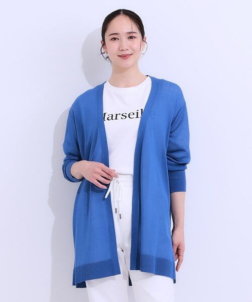 SHOO・LA・RUE / シューラルー カーディガン・ボレロ | 【洗える/ひんやり】体型カバーにも トッパー ロングカーディガン | 詳細9