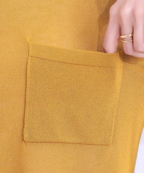 SHOO・LA・RUE / シューラルー カーディガン・ボレロ | 【洗える/ひんやり】パール調ボタンが目を惹く シアーニットカーディガン | 詳細12