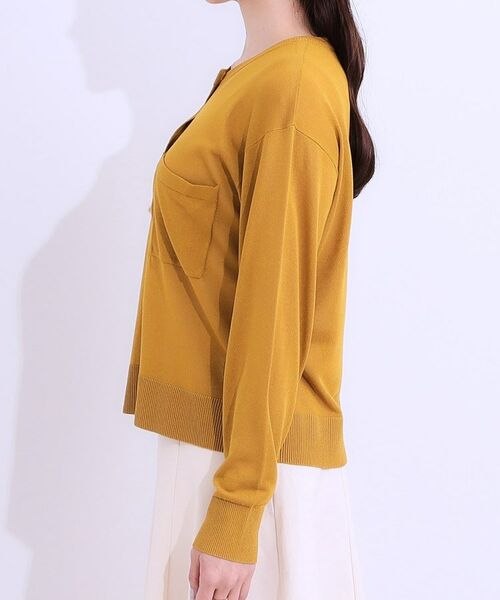 SHOO・LA・RUE / シューラルー カーディガン・ボレロ | 【洗える/ひんやり】パール調ボタンが目を惹く シアーニットカーディガン | 詳細14