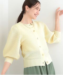 SHOO・LA・RUE / シューラルー カーディガン・ボレロ | 【S-LL】大人フェミニンな着こなしに 透かし編みニットカーディガン