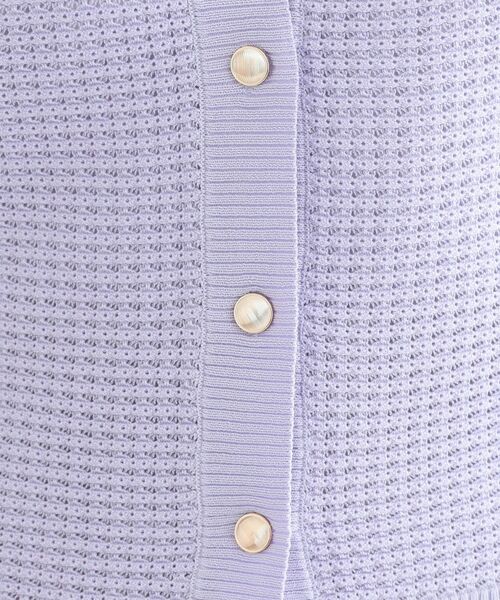 SHOO・LA・RUE / シューラルー カーディガン・ボレロ | 【S-LL】大人フェミニンな着こなしに 透かし編みニットカーディガン | 詳細22