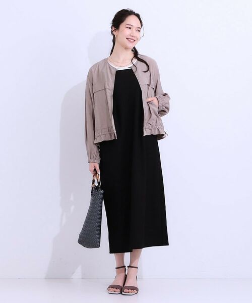 SHOO・LA・RUE / シューラルー レザーブルゾン・ジャケット | 【S-LL】大人のシアー感が魅力 ドロストブルゾン | 詳細11