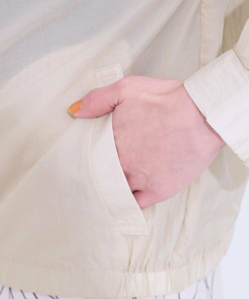 SHOO・LA・RUE / シューラルー レザーブルゾン・ジャケット | 【S-LL】程よいシアー感 大人世代の軽やかフードブルゾン | 詳細19