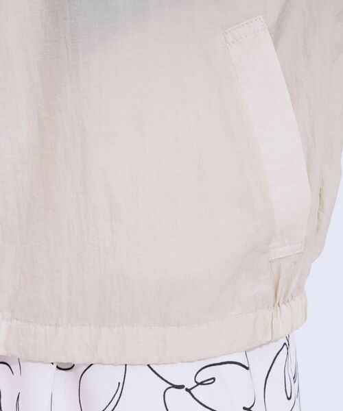 SHOO・LA・RUE / シューラルー レザーブルゾン・ジャケット | 【S-LL】程よいシアー感 大人世代の軽やかフードブルゾン | 詳細20