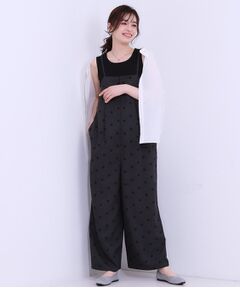 SHOO・LA・RUE / シューラルー サロペット・オールインワン | 【S-LL】着丈が調節できる 大人の麻調サロペット