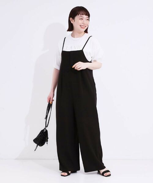 SHOO・LA・RUE / シューラルー サロペット・オールインワン | 【S-LL】着丈が調節できる 大人の麻調サロペット | 詳細21