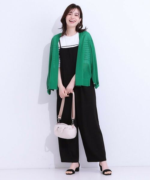 SHOO・LA・RUE / シューラルー サロペット・オールインワン | 【S-LL】着丈が調節できる 大人の麻調サロペット | 詳細3