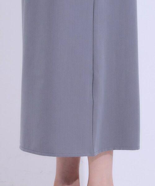 SHOO・LA・RUE / シューラルー ロング・マキシ丈ワンピース | 【S-LL/肩紐調整可能】Iラインシルエットですっきりと タック切替ジャンドレ | 詳細20