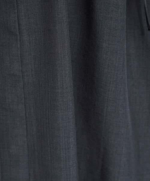 SHOO・LA・RUE / シューラルー ロング・マキシ丈ワンピース | 【S-LL】お顔周りすっきり 麻調スキッパーシャツワンピース | 詳細4