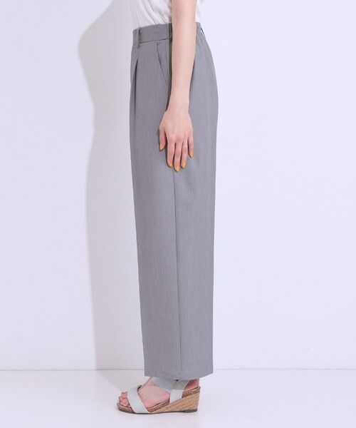 SHOO・LA・RUE / シューラルー パンツ | 【S-LL/ひんやり】大人のきれいめスタイルに センタープレスワイドパンツ | 詳細14