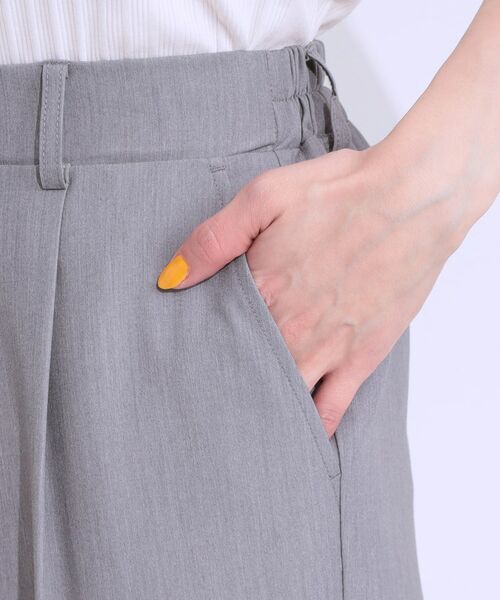 SHOO・LA・RUE / シューラルー パンツ | 【S-LL/ひんやり】大人のきれいめスタイルに センタープレスワイドパンツ | 詳細18