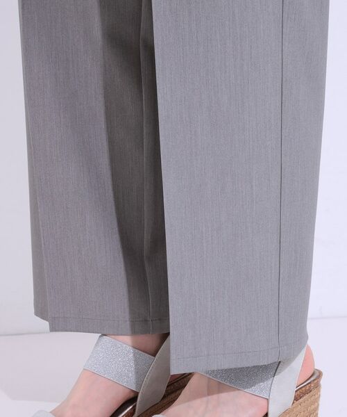 SHOO・LA・RUE / シューラルー パンツ | 【S-LL/ひんやり】大人のきれいめスタイルに センタープレスワイドパンツ | 詳細19