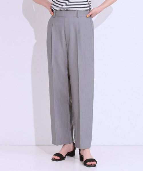 SHOO・LA・RUE / シューラルー パンツ | 【S-LL/ひんやり】大人のきれいめスタイルに センタープレスワイドパンツ | 詳細5