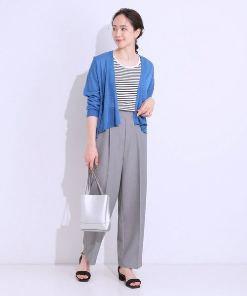 SHOO・LA・RUE / シューラルー パンツ | 【S-LL/ひんやり】大人のきれいめスタイルに センタープレスワイドパンツ | 詳細7