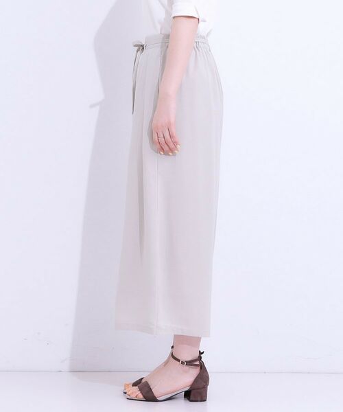 SHOO・LA・RUE / シューラルー ショート・ハーフ・半端丈パンツ | 【セットアップ可】裏地ひんやり麻調スカーチョ | 詳細21