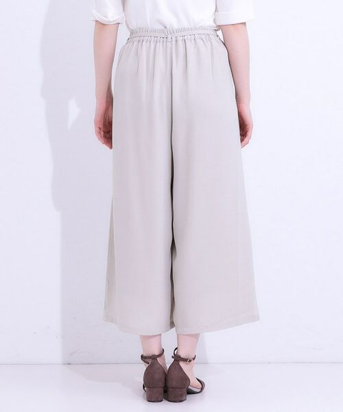 SHOO・LA・RUE / シューラルー ショート・ハーフ・半端丈パンツ | 【セットアップ可】裏地ひんやり麻調スカーチョ | 詳細22