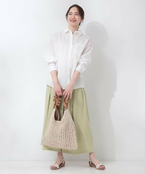 SHOO・LA・RUE / シューラルー ショート・ハーフ・半端丈パンツ | 【セットアップ可】裏地ひんやり麻調スカーチョ | 詳細28