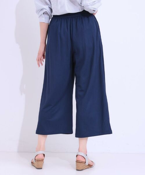 SHOO・LA・RUE / シューラルー ショート・ハーフ・半端丈パンツ | 【洗える/着丈選べる/ひんやり】楽ちんなのにきれい見え カノコ タックワイドパンツ | 詳細19