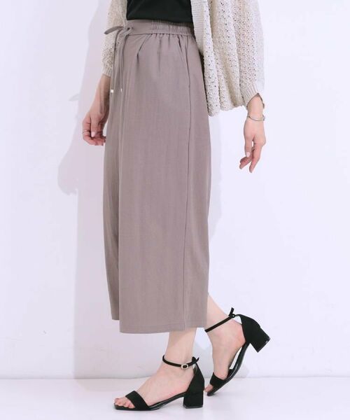 SHOO・LA・RUE / シューラルー ショート・ハーフ・半端丈パンツ | 【洗える/着丈選べる/ひんやり】楽ちんなのにきれい見え カノコ タックワイドパンツ | 詳細26