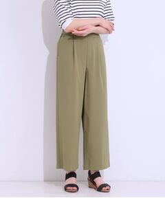 SHOO・LA・RUE / シューラルー パンツ | 【高レビュー/S-LL/ひんやり】ゴールドパーツがアクセント ストレッチワイドパンツ