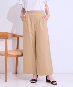 SHOO・LA・RUE / シューラルー パンツ | 【高レビュー/S-LL/ひんやり】ゴールドパーツがアクセント ストレッチワイドパンツ