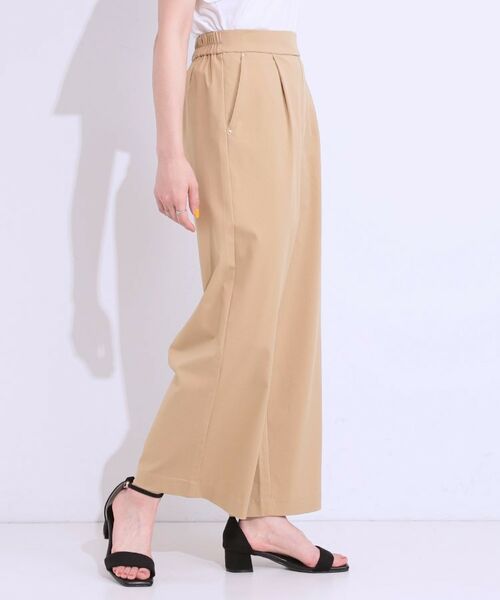 SHOO・LA・RUE / シューラルー パンツ | 【高レビュー/S-LL/ひんやり】ゴールドパーツがアクセント ストレッチワイドパンツ | 詳細17