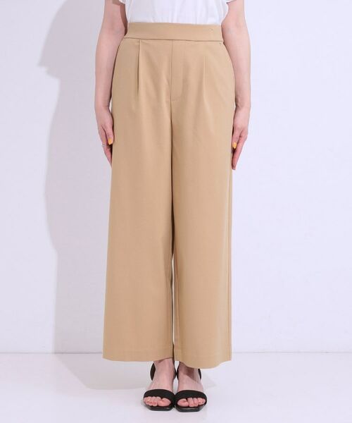 SHOO・LA・RUE / シューラルー パンツ | 【高レビュー/S-LL/ひんやり】ゴールドパーツがアクセント ストレッチワイドパンツ | 詳細20