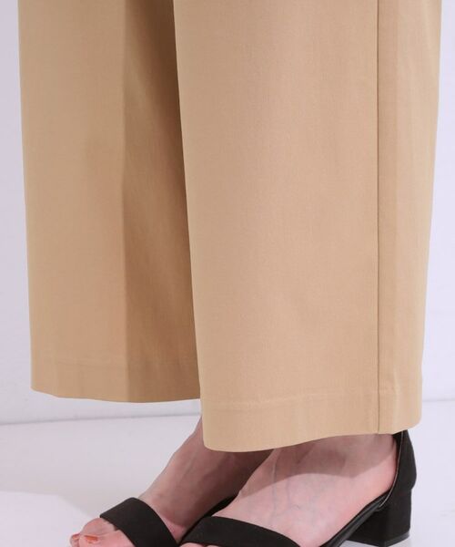 SHOO・LA・RUE / シューラルー パンツ | 【高レビュー/S-LL/ひんやり】ゴールドパーツがアクセント ストレッチワイドパンツ | 詳細27