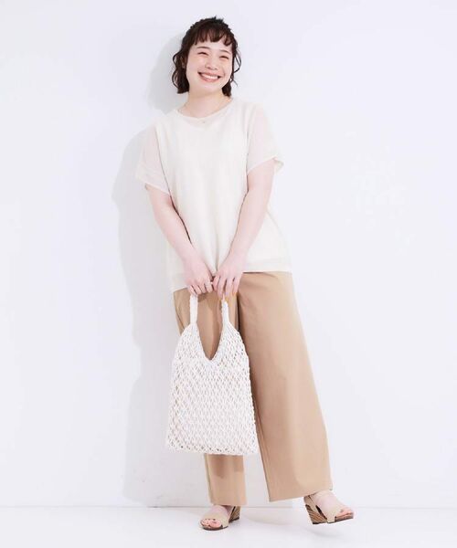 SHOO・LA・RUE / シューラルー パンツ | 【高レビュー/S-LL/ひんやり】ゴールドパーツがアクセント ストレッチワイドパンツ | 詳細30