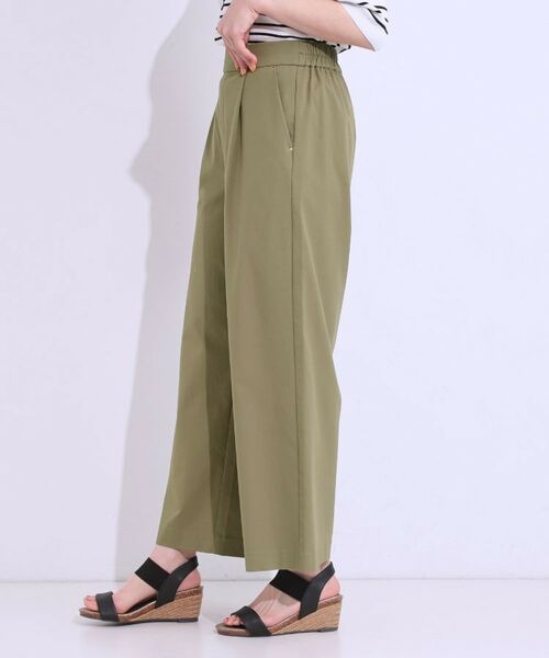 SHOO・LA・RUE / シューラルー パンツ | 【高レビュー/S-LL/ひんやり】ゴールドパーツがアクセント ストレッチワイドパンツ | 詳細9