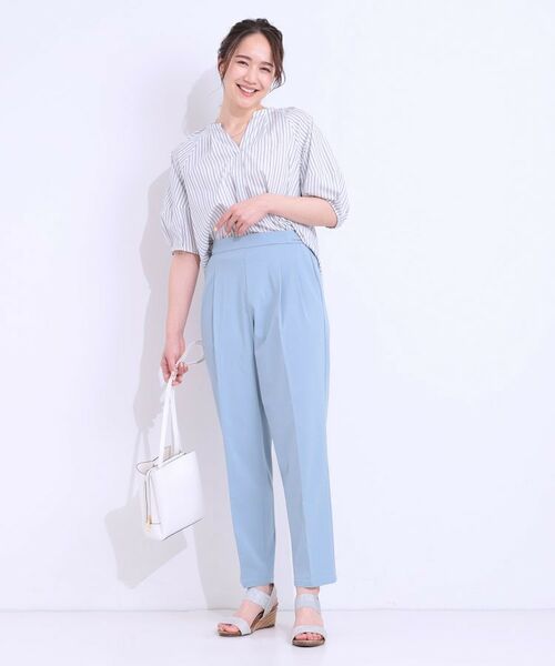 SHOO・LA・RUE / シューラルー パンツ | 【S-LL/ひんやり】ストレッチで穿きやすい テーパードパンツ | 詳細11