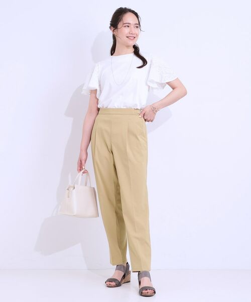 SHOO・LA・RUE / シューラルー パンツ | 【S-LL/ひんやり】ストレッチで穿きやすい テーパードパンツ | 詳細15