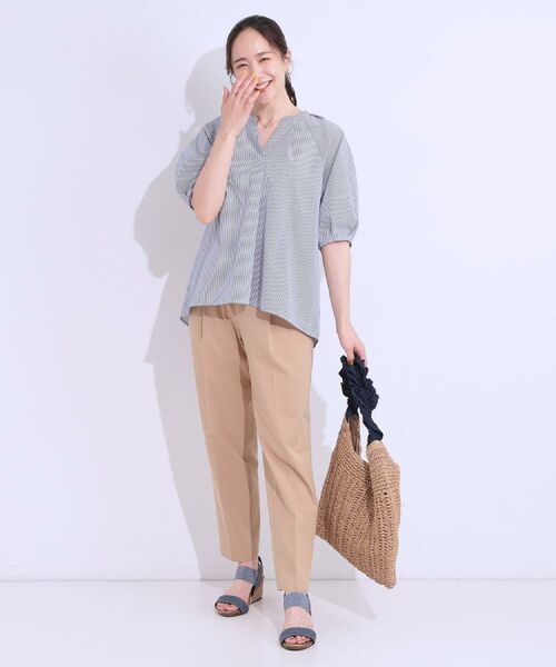 SHOO・LA・RUE / シューラルー パンツ | 【S-LL/ひんやり】ストレッチで穿きやすい テーパードパンツ | 詳細25