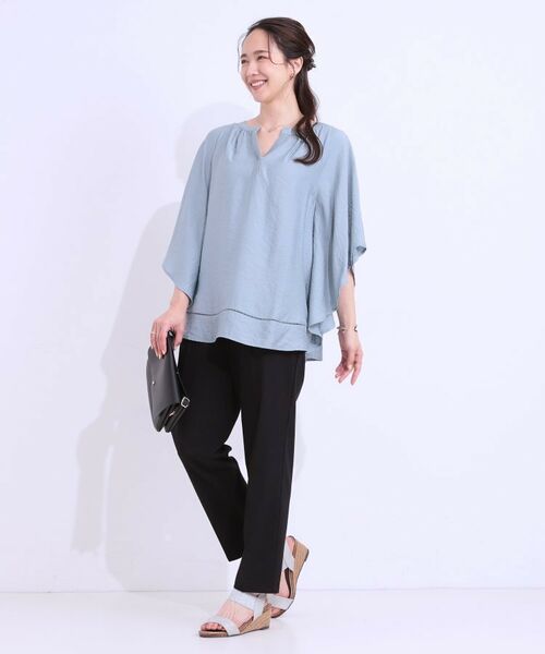 SHOO・LA・RUE / シューラルー パンツ | 【S-LL/ひんやり】ストレッチで穿きやすい テーパードパンツ | 詳細7