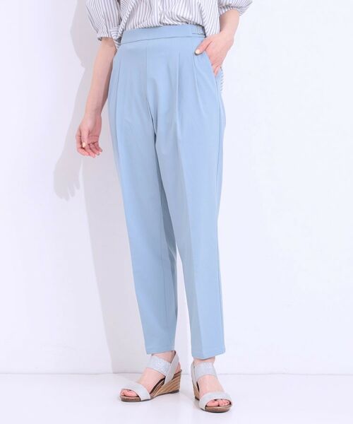 SHOO・LA・RUE / シューラルー パンツ | 【S-LL/ひんやり】ストレッチで穿きやすい テーパードパンツ | 詳細9