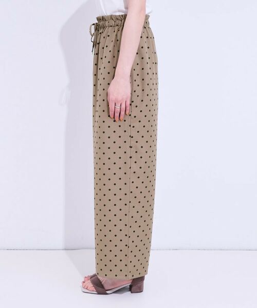 SHOO・LA・RUE / シューラルー パンツ | 【S-LL】目を惹く柄がアクセント 麻調イージーワイドパンツ | 詳細18