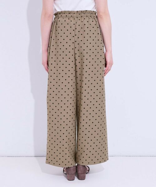 SHOO・LA・RUE / シューラルー パンツ | 【S-LL】目を惹く柄がアクセント 麻調イージーワイドパンツ | 詳細19