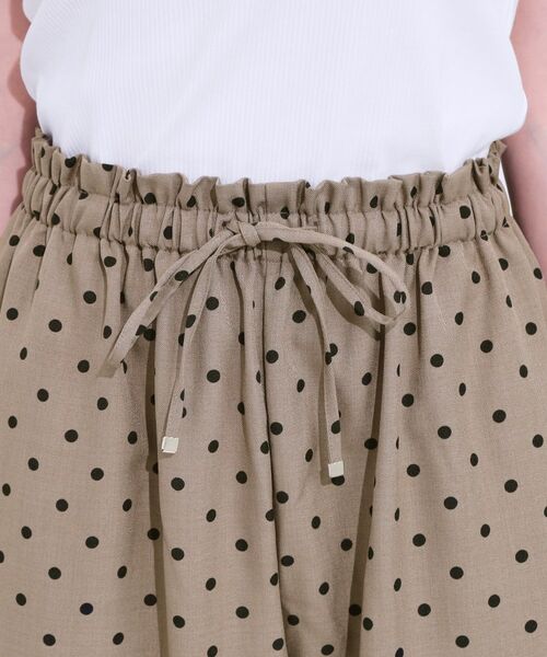 SHOO・LA・RUE / シューラルー パンツ | 【S-LL】目を惹く柄がアクセント 麻調イージーワイドパンツ | 詳細20