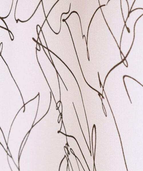 SHOO・LA・RUE / シューラルー パンツ | 【S-LL】目を惹く柄がアクセント 麻調イージーワイドパンツ | 詳細4