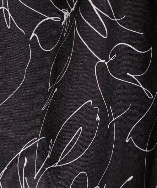 SHOO・LA・RUE / シューラルー パンツ | 【S-LL】目を惹く柄がアクセント 麻調イージーワイドパンツ | 詳細8