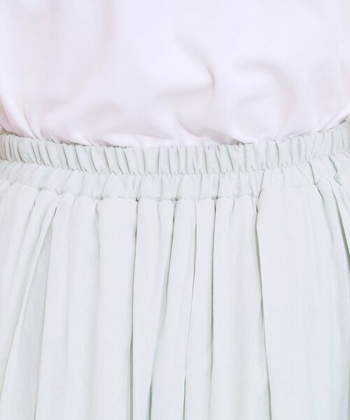 SHOO・LA・RUE / シューラルー ロング・マキシ丈スカート | 【S-LL/セットアップ可/ひんやり】ふんわりさらっと タックフレアスカート | 詳細17