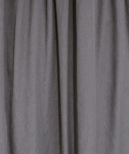 SHOO・LA・RUE / シューラルー ロング・マキシ丈スカート | 【S-LL/セットアップ可/ひんやり】ふんわりさらっと タックフレアスカート | 詳細4