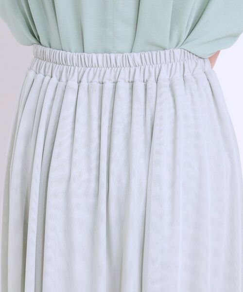 SHOO・LA・RUE / シューラルー ロング・マキシ丈スカート | 【S-LL】歩くたび揺れる姿が美しい とろみチュールスカート | 詳細17