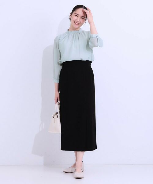 SHOO・LA・RUE / シューラルー シャツ・ブラウス | 【S-LL】首元ギャザーが大人上品な シフォンブラウス | 詳細11